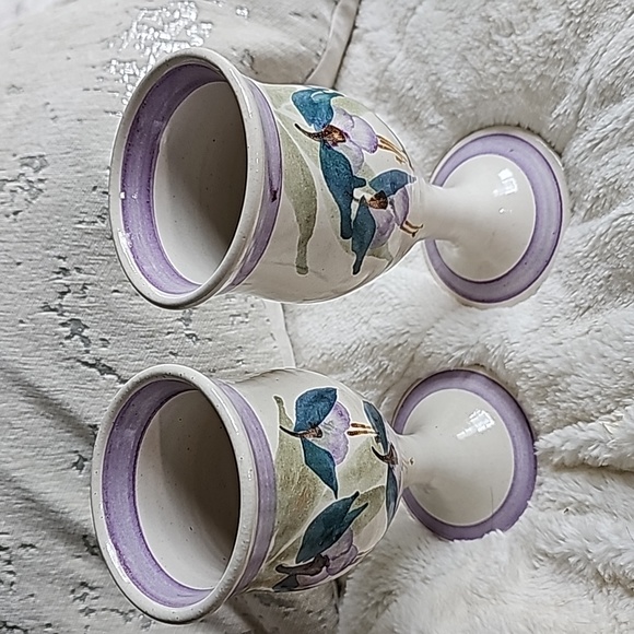 Fabulous pottery chalice pair - Picture 8 of 8